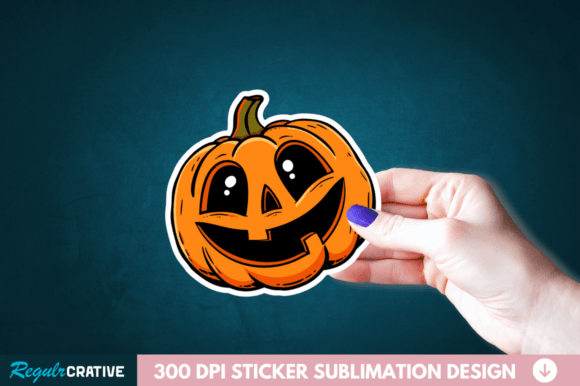 Download Cute Halloween Pumpkin Stickers Clipart - Pumpkin stickers Collection