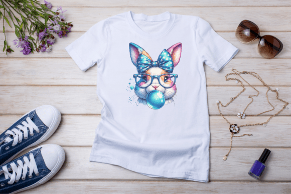 Download Blue Bubblegum Bunny PNG - Premium Resources