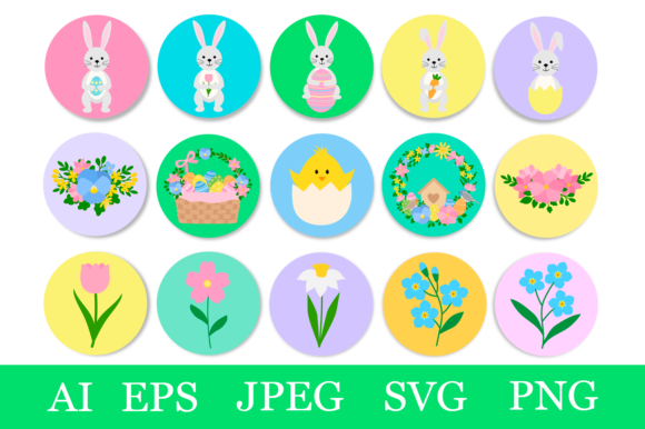 Download Easter Stickers. Bunny Stickers PNG - Bunny Collection