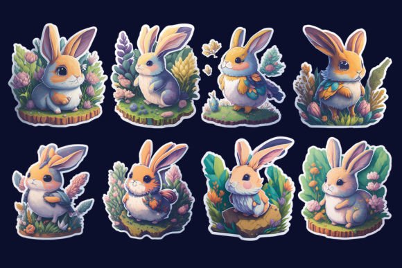 Download A_bunny_stickers - Bunny Collection