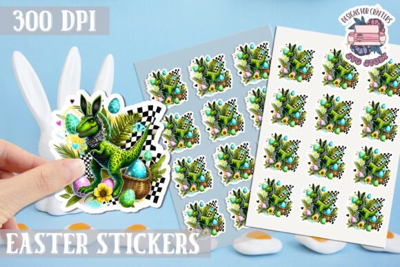 Download Easter Bunny Kids Stickers Sheet - Bunny Collection