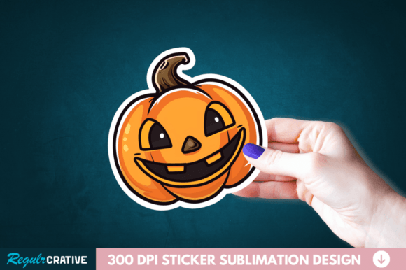 Download Cute Halloween Pumpkin Stickers Clipart - Pumpkin stickers Collection
