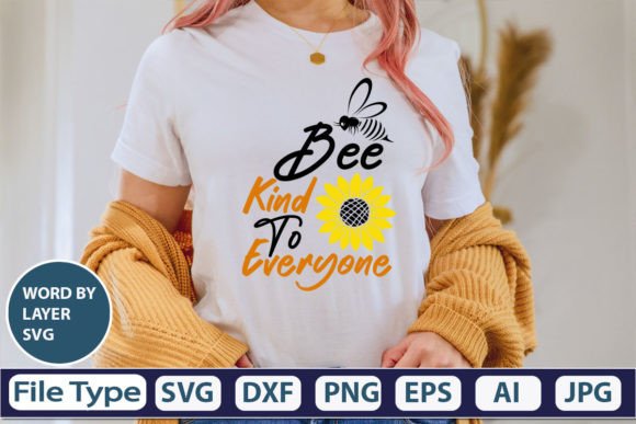 Download Bee Kind to Everyone SVG Cut File - Bee kind to everyone svg cut file Collection